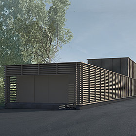 Wasserwerk Walporzheimer Straße in Bad Neuenahr-Ahrweiler im Bau – moderne Infrastruktur für eine sichere Wasserversorgung.