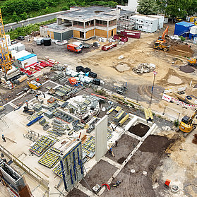 Bauarbeiten im Kurpark Bad Neuenahr im Stadtteil Bad Neuenahr – spannende Entwicklung der Parkanlage im Ahrtal.