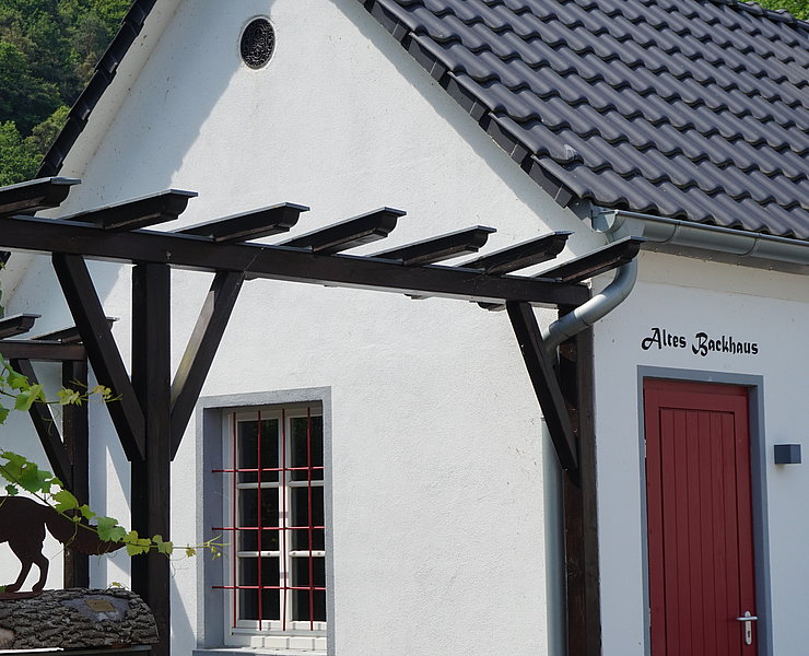 Backhaus Walporzheim – fertiggestelltes Kultur- und Freizeitgebäude im historischen Stadtteil Walporzheim im Ahrtal.