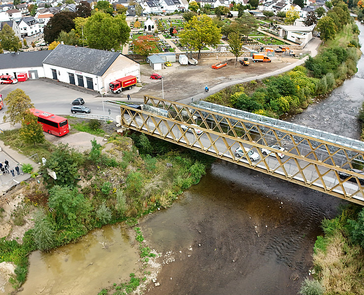 Ahrtorbrücke in Planung im Stadtteil Ahrweiler: Neue Brücke über die Ahr verbindet Verkehr und Natur im Ahrtal.